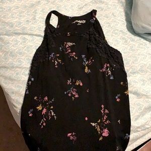 Flower print tank top
